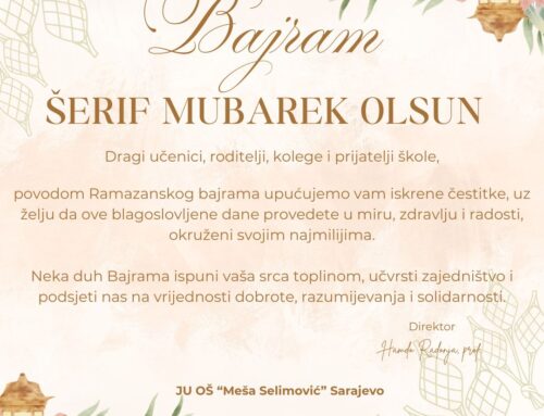 Bajram Šerif Mubarek Olsun